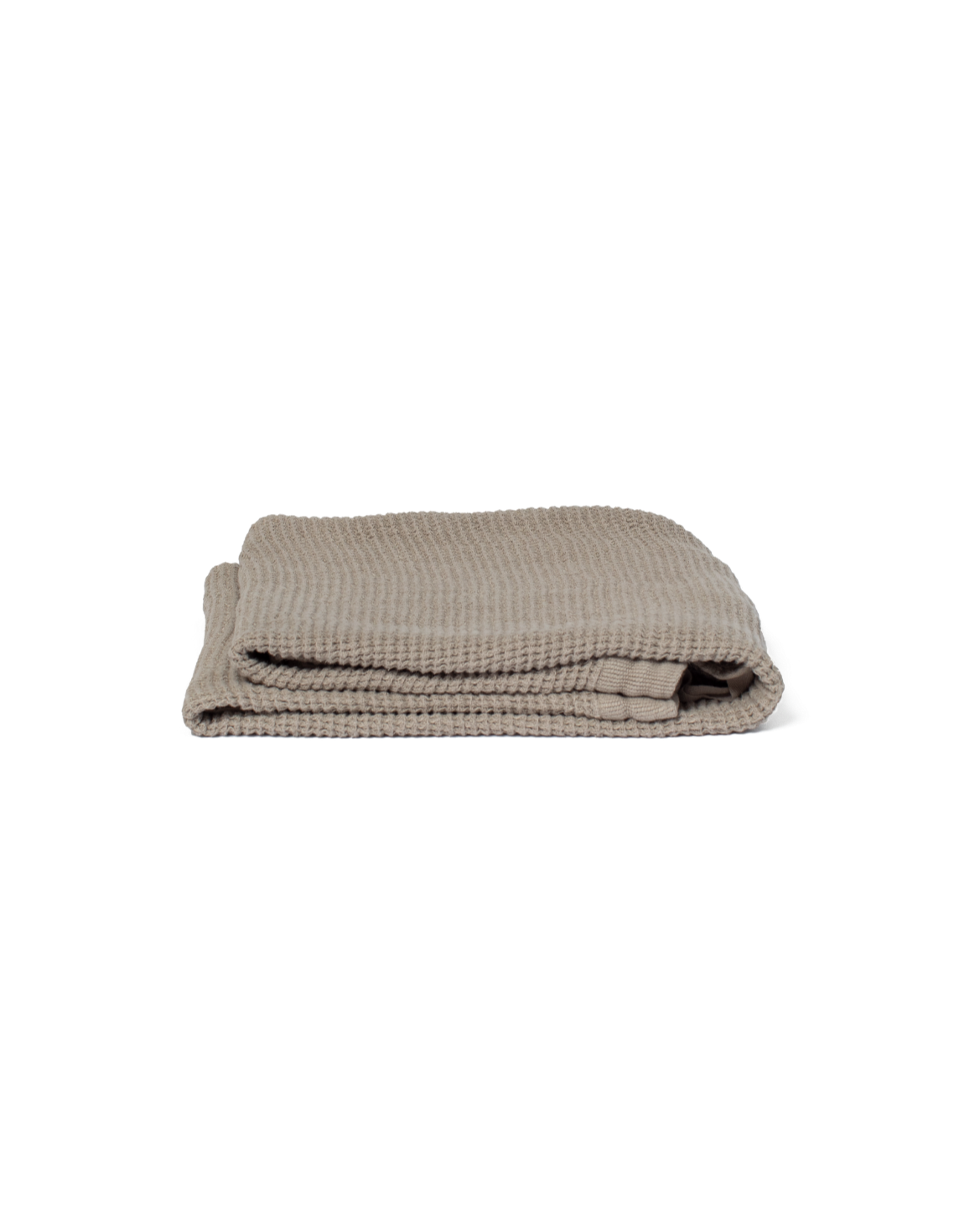 HANDMADE WAFFLE LINEN KITCHEN TOWEL IN TAUPE GREY – Ellei Home